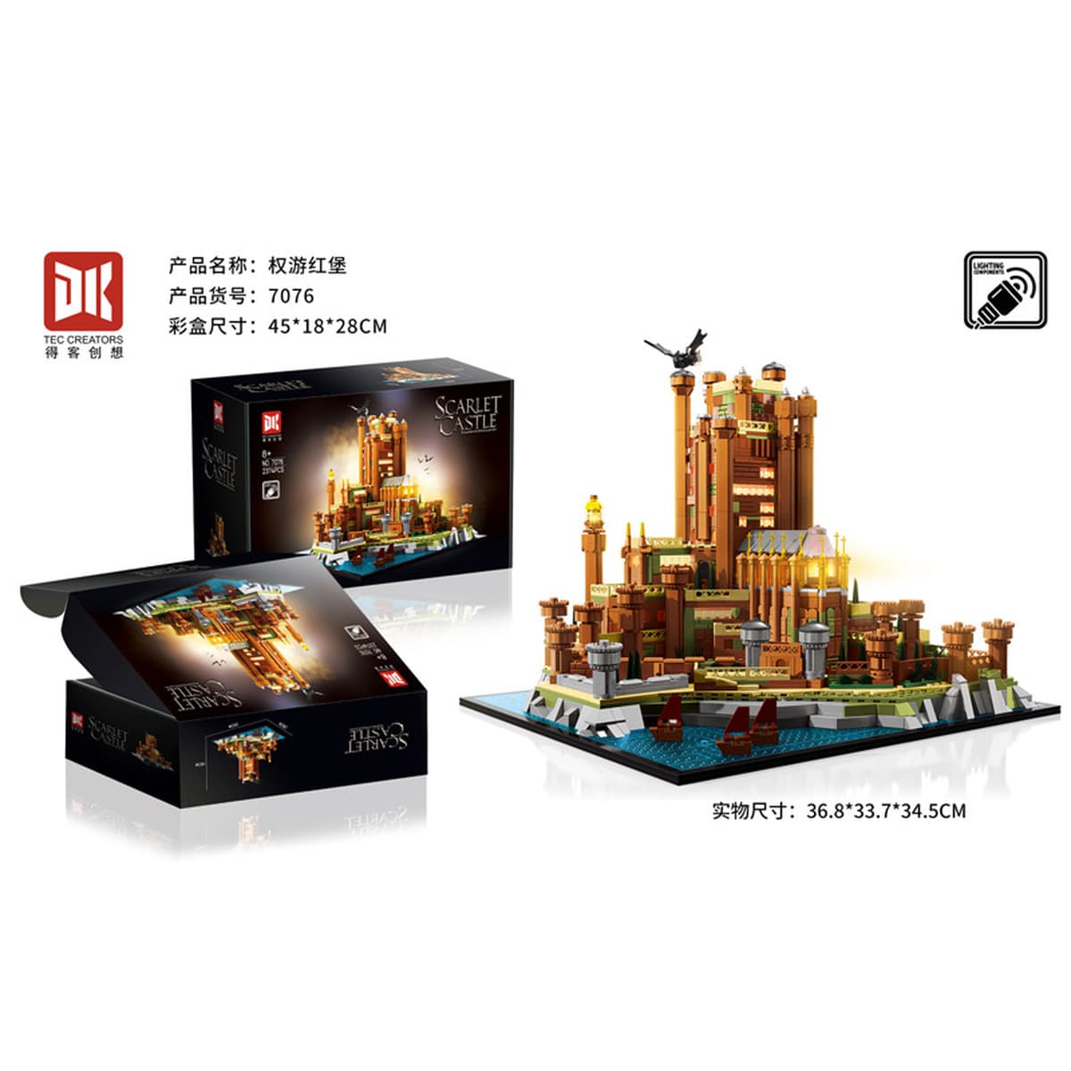 Deke 7066 египетский фараон собака Коллекционная модель Меха детская образовательная сборка строительный блок игрушка...