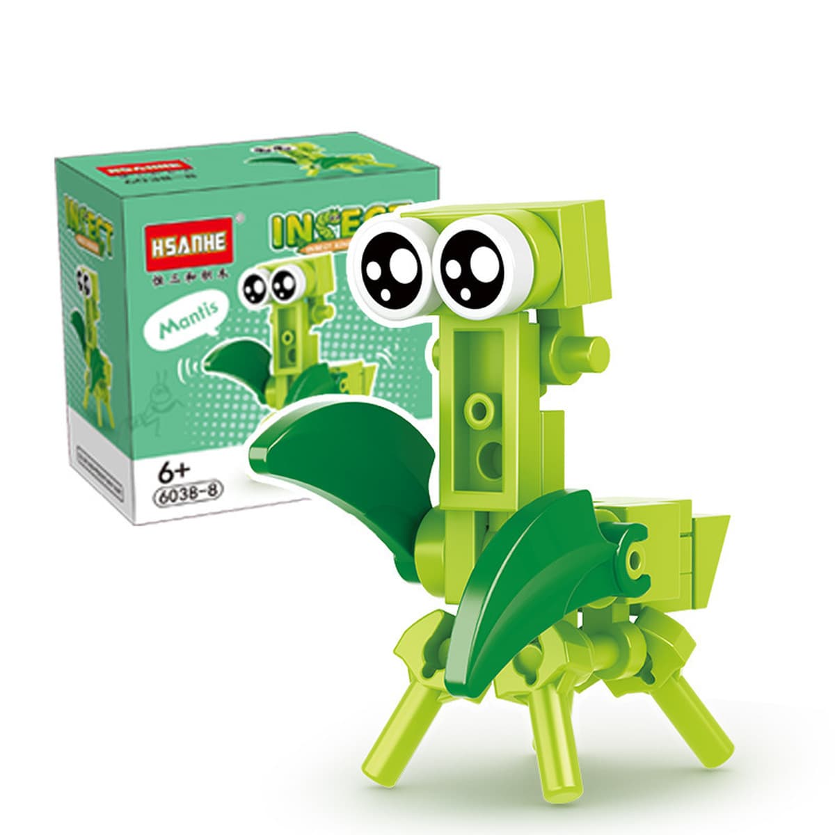 Маленькие строительные блоки для насекомых, совместимые с Lego, домашние детские развивающие игрушки Chenghai, сборка,...