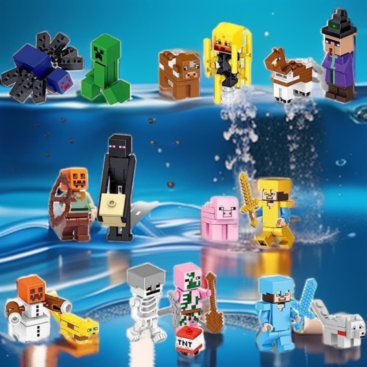 Совместим с маленькими частицами LEGO My Home World, строительные блоки, минифигурки, головоломка Stream, собранные детские...