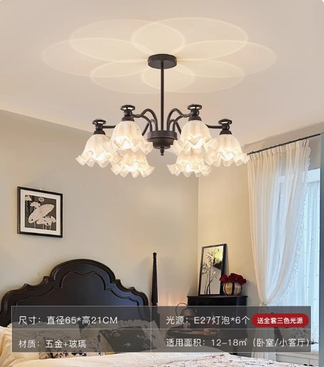 Люстра во французском стиле для гостиной, высококлассная модная популярная модель, основной светильник для холла, лампа для...