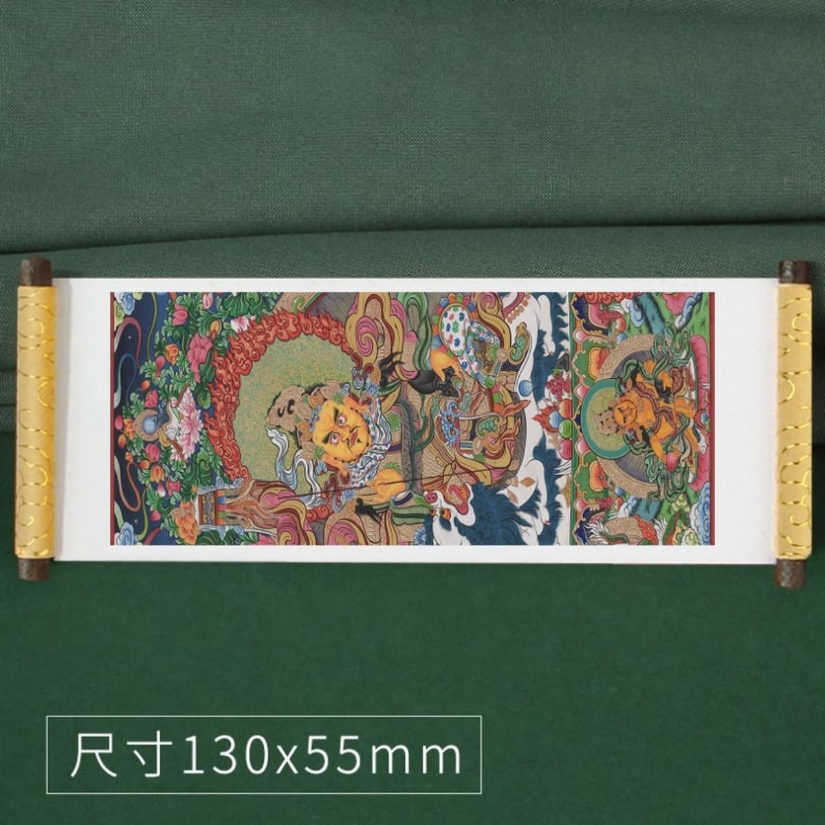 Тибетская туристическая перкуссия сувенирная катушка с охлаждением наклейки на тибетскую балатангку