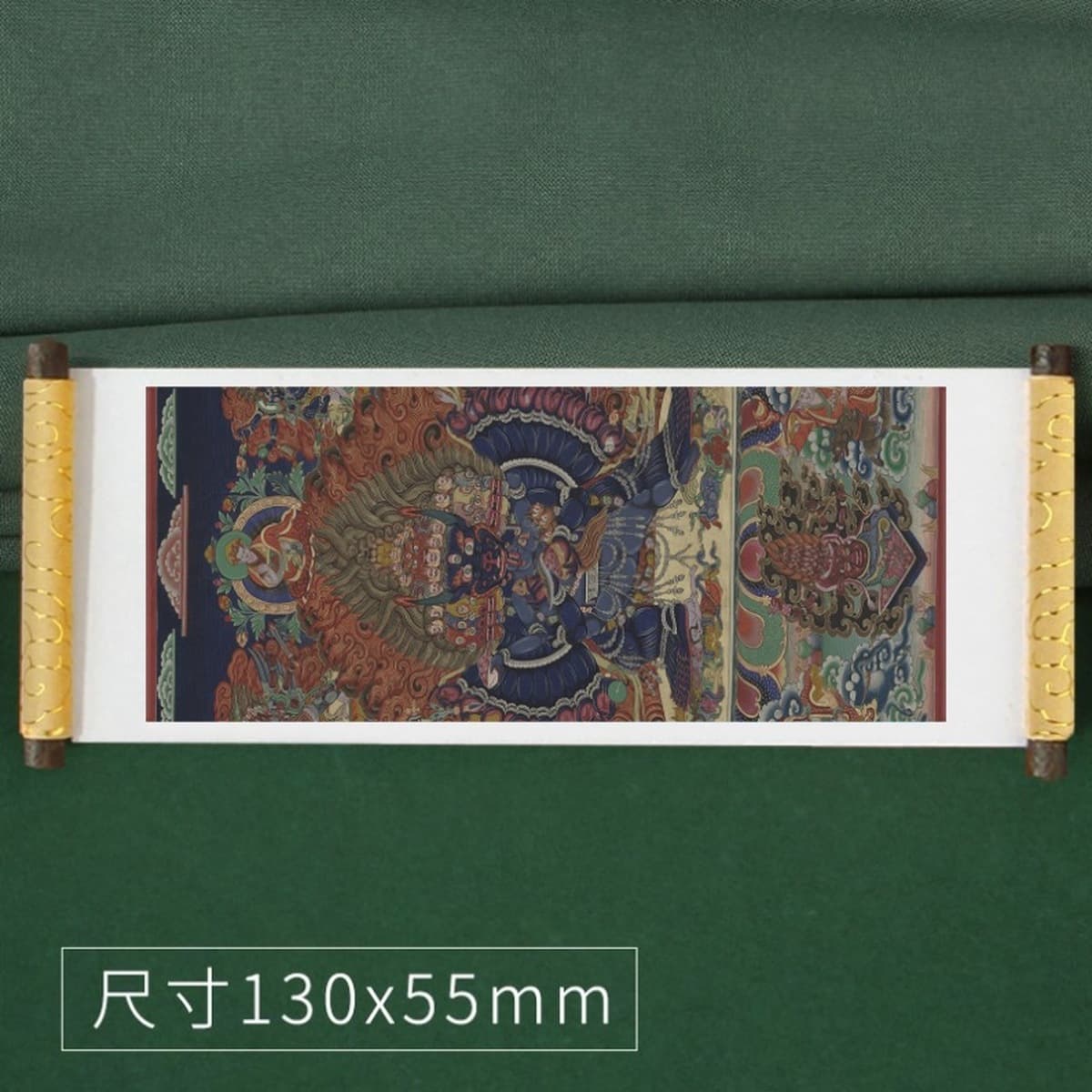 Тибетская туристическая перкуссия сувенирная катушка с охлаждением наклейки на тибетскую балатангку