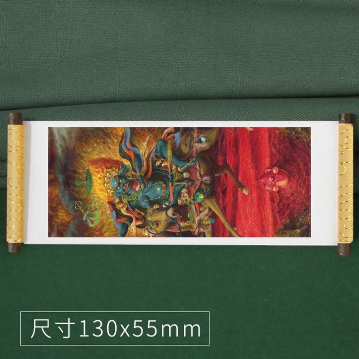 Тибетская туристическая перкуссия сувенирная катушка с охлаждением наклейки на тибетскую балатангку