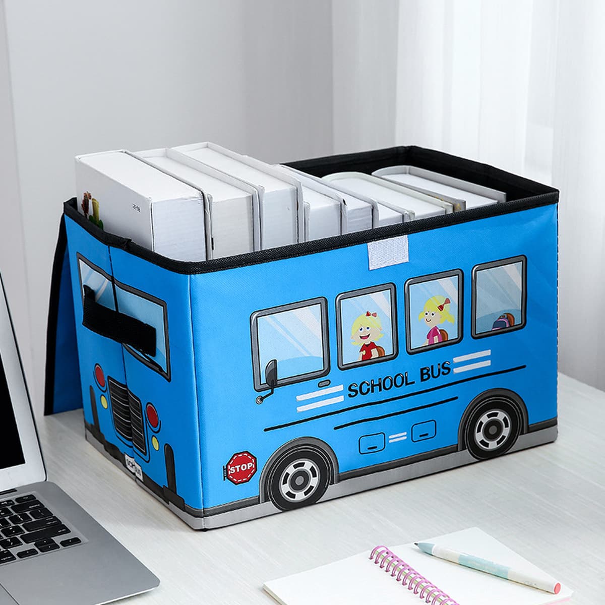 Многофункциональный детский ящик для хранения игрушек с героями мультфильмов, ящик для хранения одежды, водонепроницаемый...