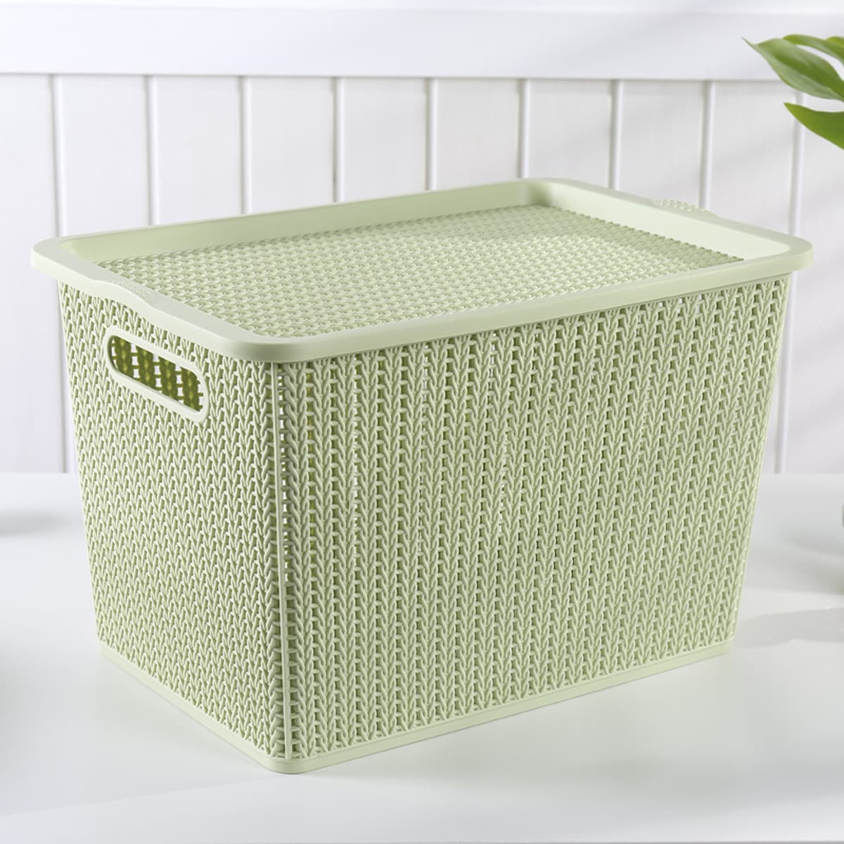 Детский ящик для хранения в японском стиле пластиковый закрытый ящик для хранения предметов домашнего хранения большой...