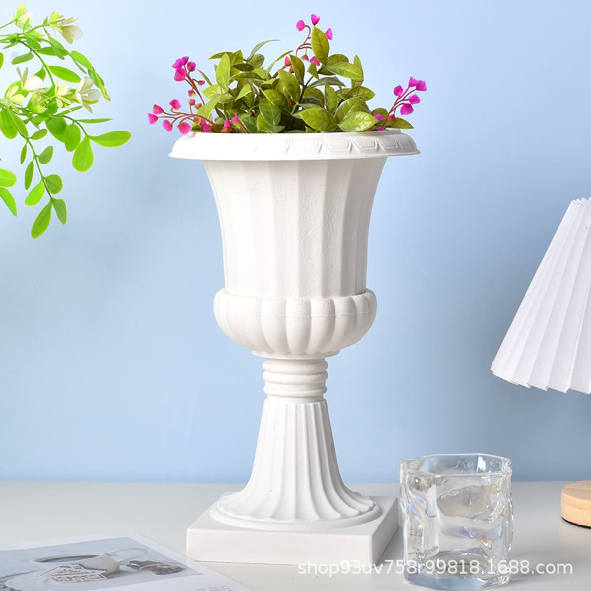 Европейский стиль, римская колонна, направляющая для дорожки, креативный пластиковый цветочный горшок, гидропонный горшок,...