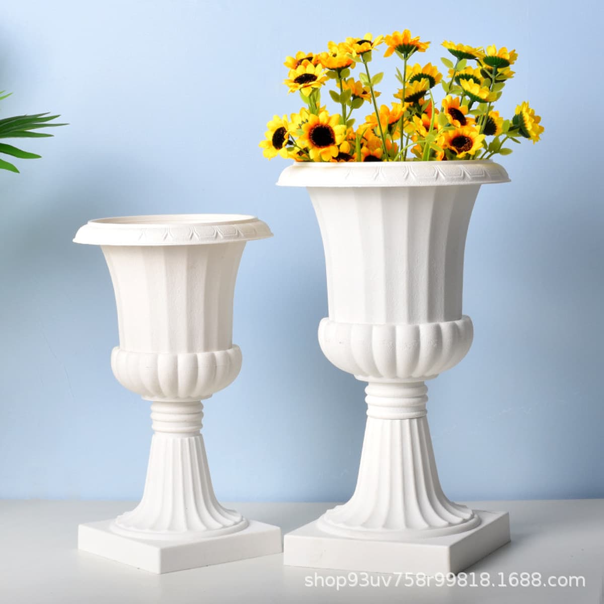 Европейский стиль, римская колонна, направляющая для дорожки, креативный пластиковый цветочный горшок, гидропонный горшок,...