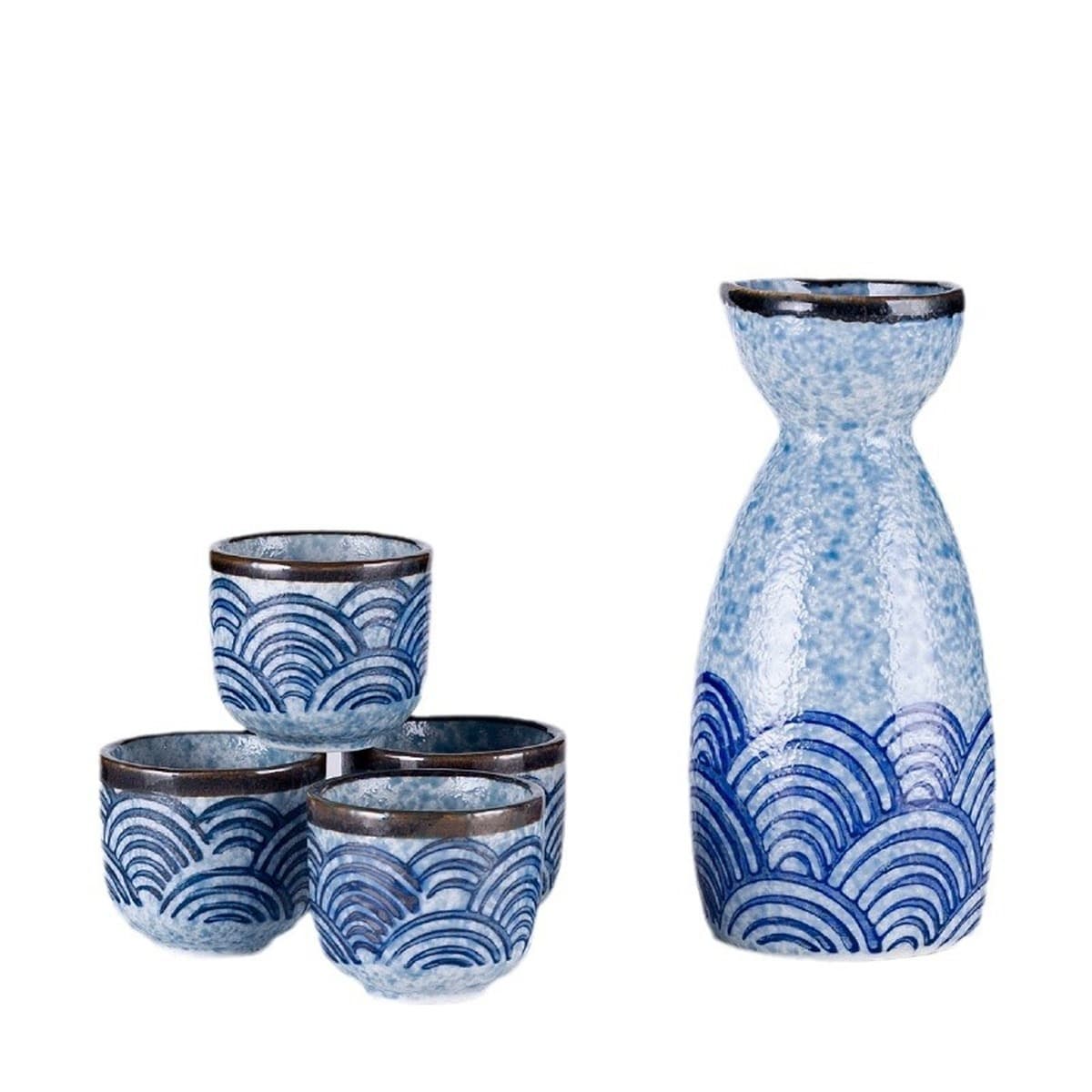 Сашими сухой Керлинг горшок большая чашка сухого льда винный горшок в японском стиле декоративная ваза кухня Отель Ресторан...