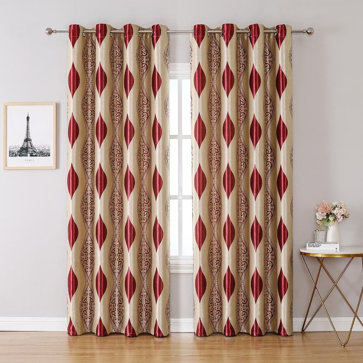 Прямые поставки с фабрики: простые двусторонние жаккардовые шторы в европейском стиле для спальни, гостиной, балкона,...