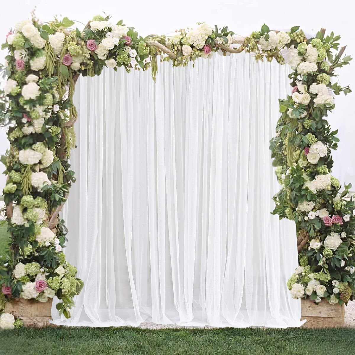 Занавеска для балкона, сада, виллы, веранды, террасы, с противомоскитной сеткой, для улицы, Amazon