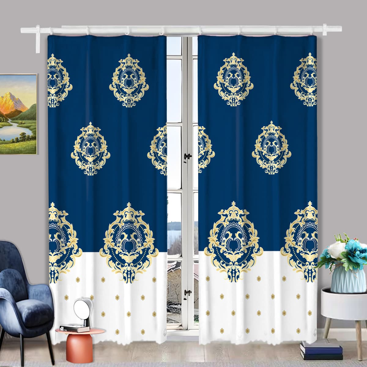 Трансграничные высокоточные текстурированные светонепроницаемые шторы из ткани с принтом, утолщенные, солнцезащитные, без...