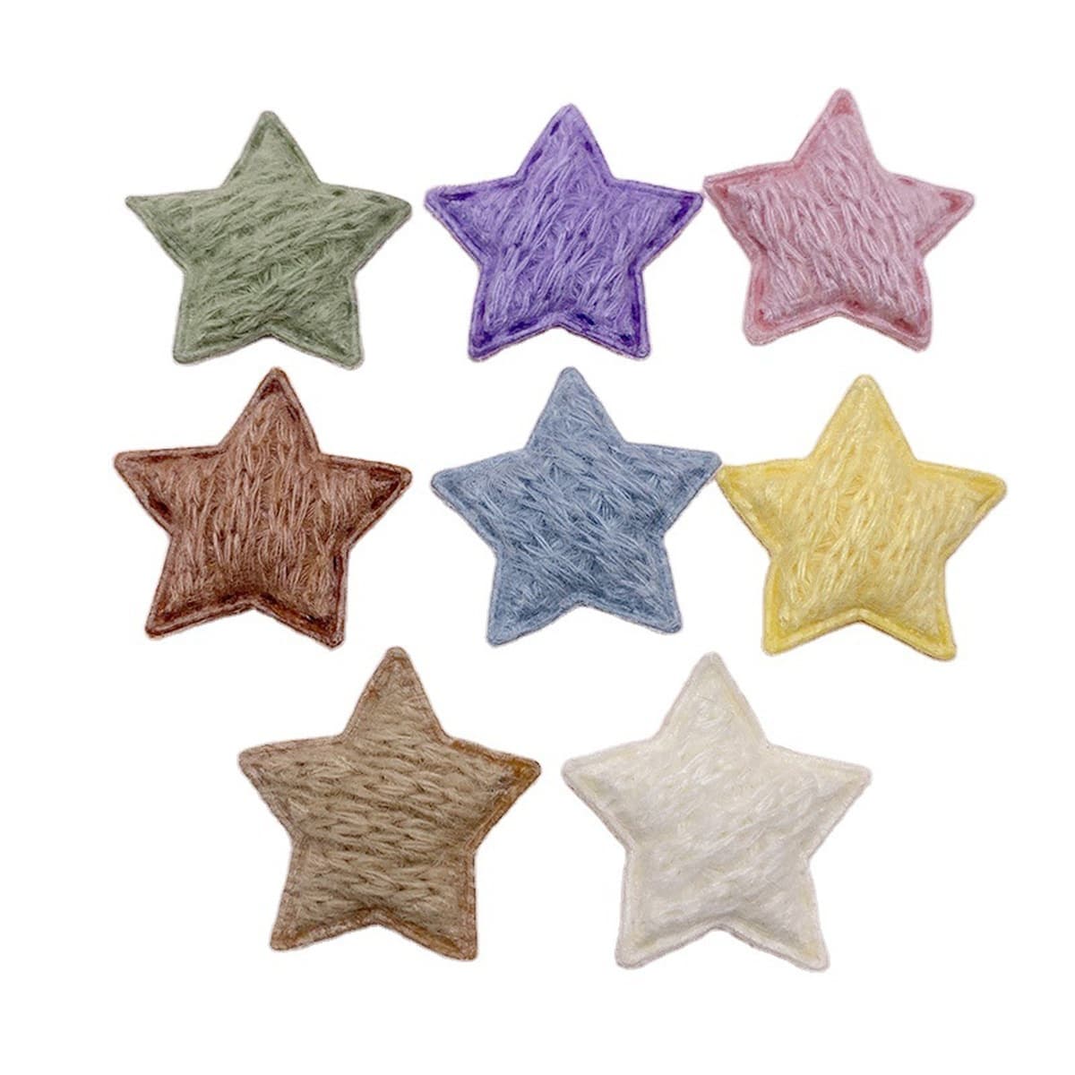 Шерстяная пятиконечная звезда ручной работы DIY украшения Детские аксессуары для волос материал корпус мобильного телефона...