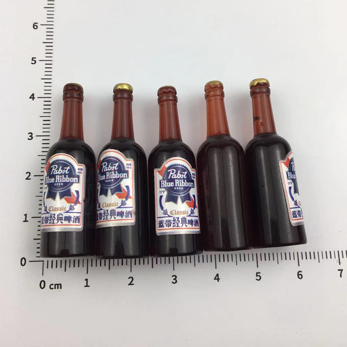 Миниатюрный мини-пивной Разливное пиво имитация смолы трехмерная маленькая бутылка DIY Чехол для мобильного телефона...