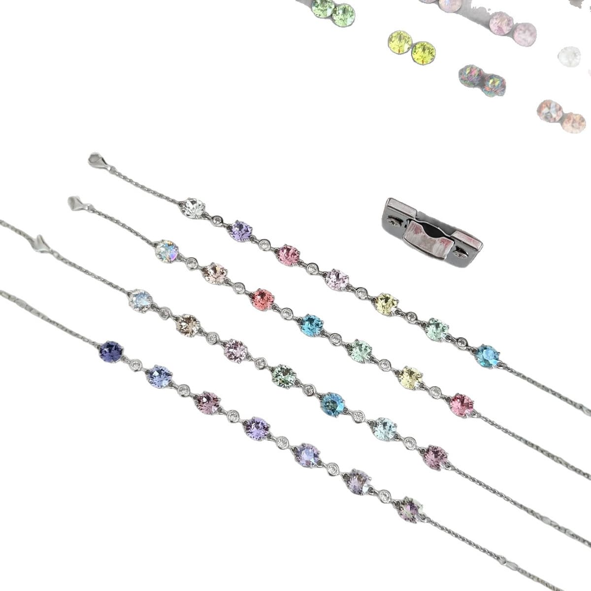 Красочный браслет Huazi Kongtuo с допамином, изысканные легкие роскошные уникальные высококачественные женские украшения с...