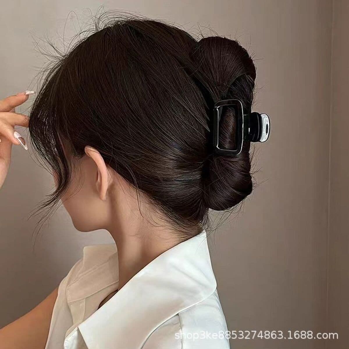 Квадратный янтарный зажим для захвата темпераментный новый маленький зажим для акулы с высоким значением