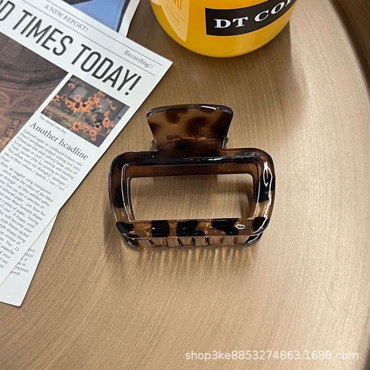 Квадратный янтарный зажим для захвата темпераментный новый маленький зажим для акулы с высоким значением