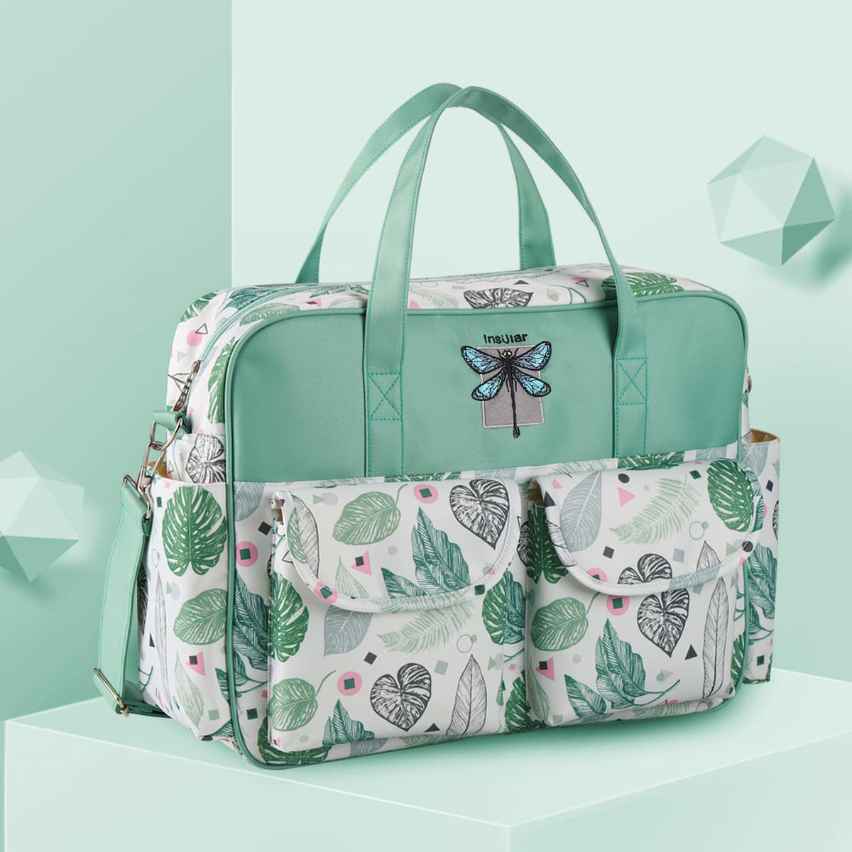 Водонепроницаемая нейлоновая сумка через плечо большой емкости Amazon для матери через плечо Портативная сумка для матерей и...