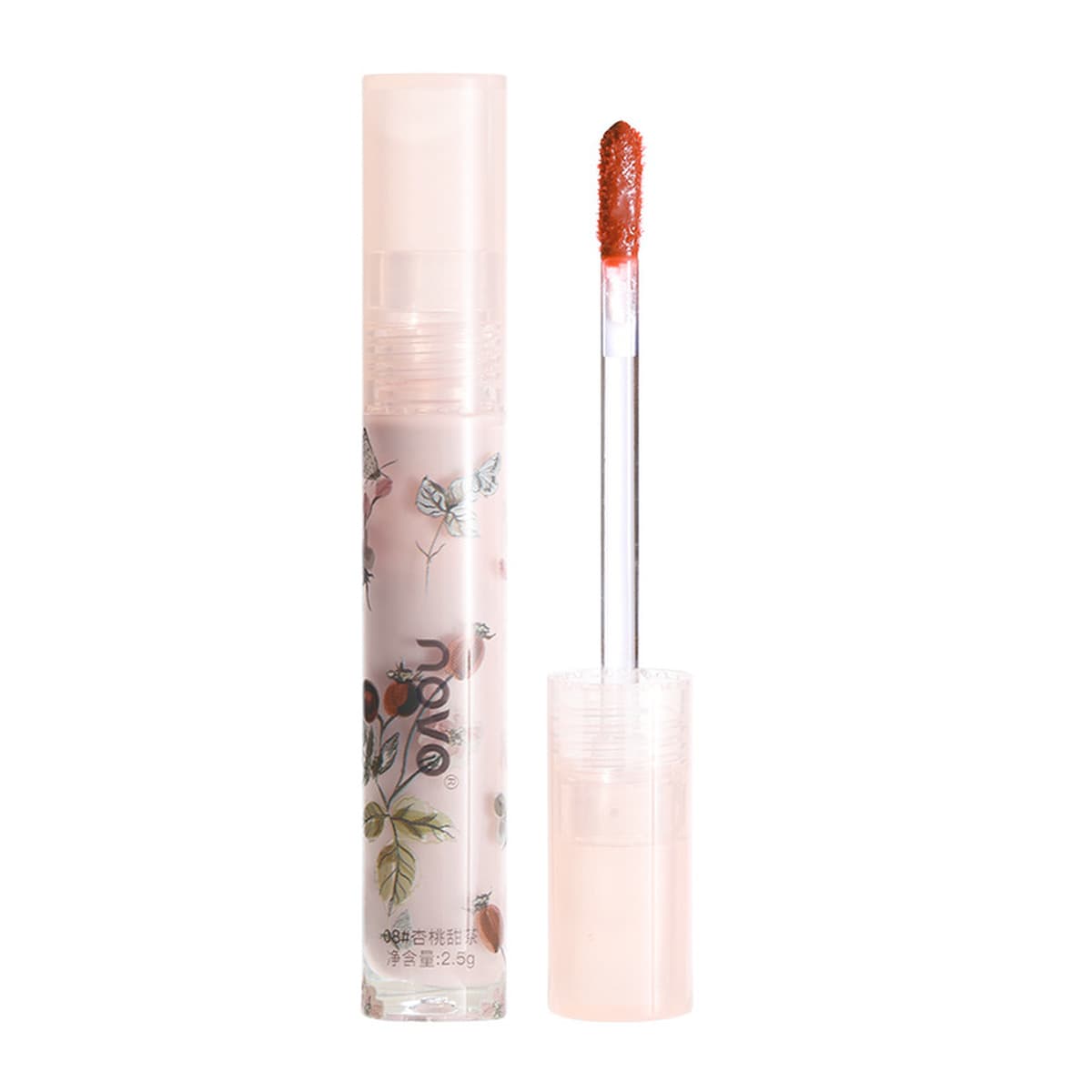 Макияж NOVO Цветочный медовый язык Water Light Зеркальная глазурная губная глазурь Увлажняющая губная помада