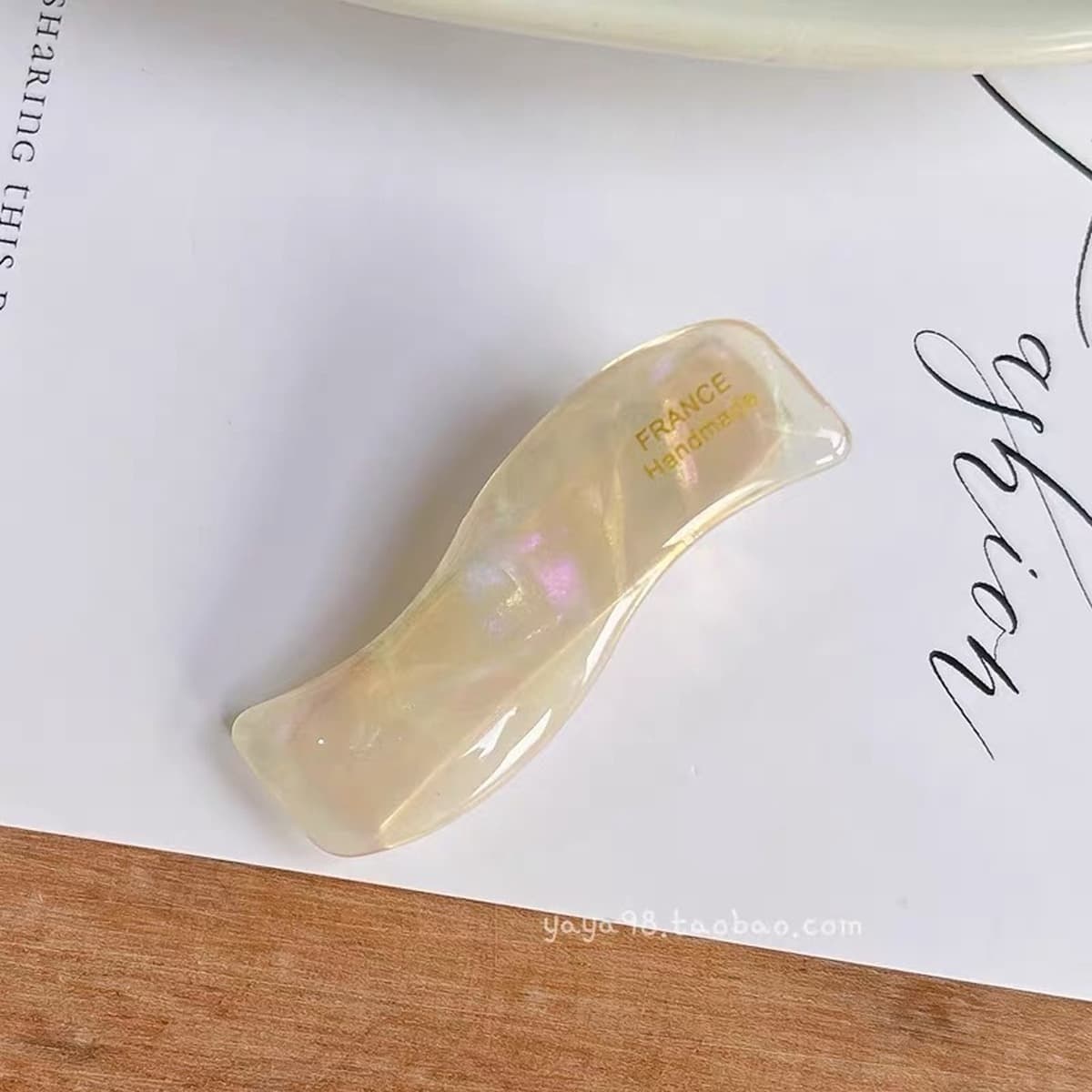 Высококачественный зажим с волнистыми краями ~ Корейский французский зажим «утконос» золотого стандарта, зажим для челки,...