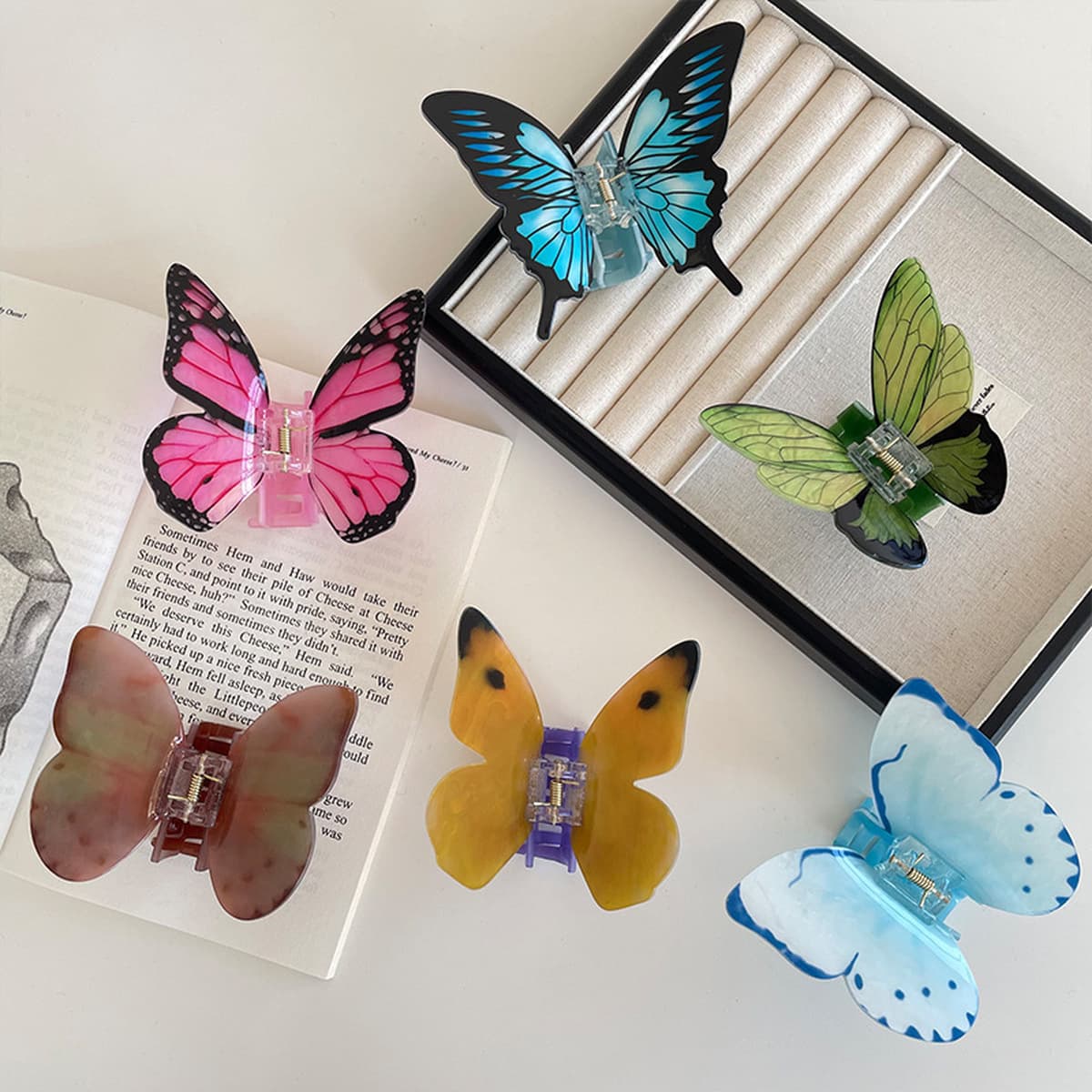 Корейский темперамент с высоким значением лица супер-сказочный симулятор трехмерной бабочки