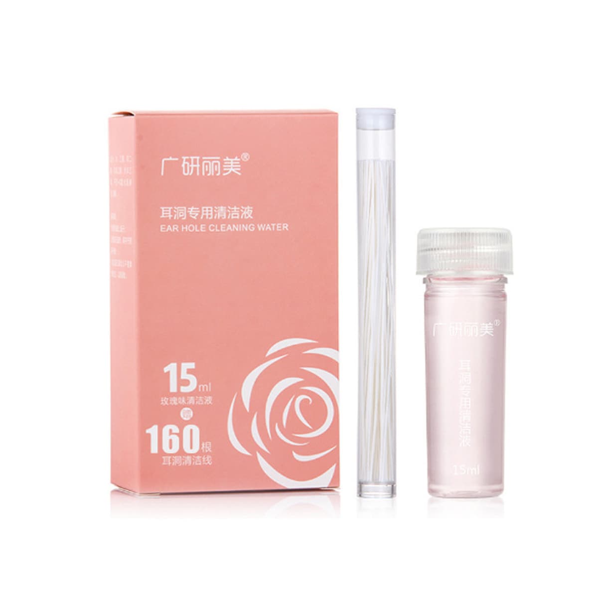 Guang Yan Li Mei Линия для чистки ушных отверстий Рассеивает запах Антиблокирующее мытье ушей Артефакт Линия ушных отверстий...