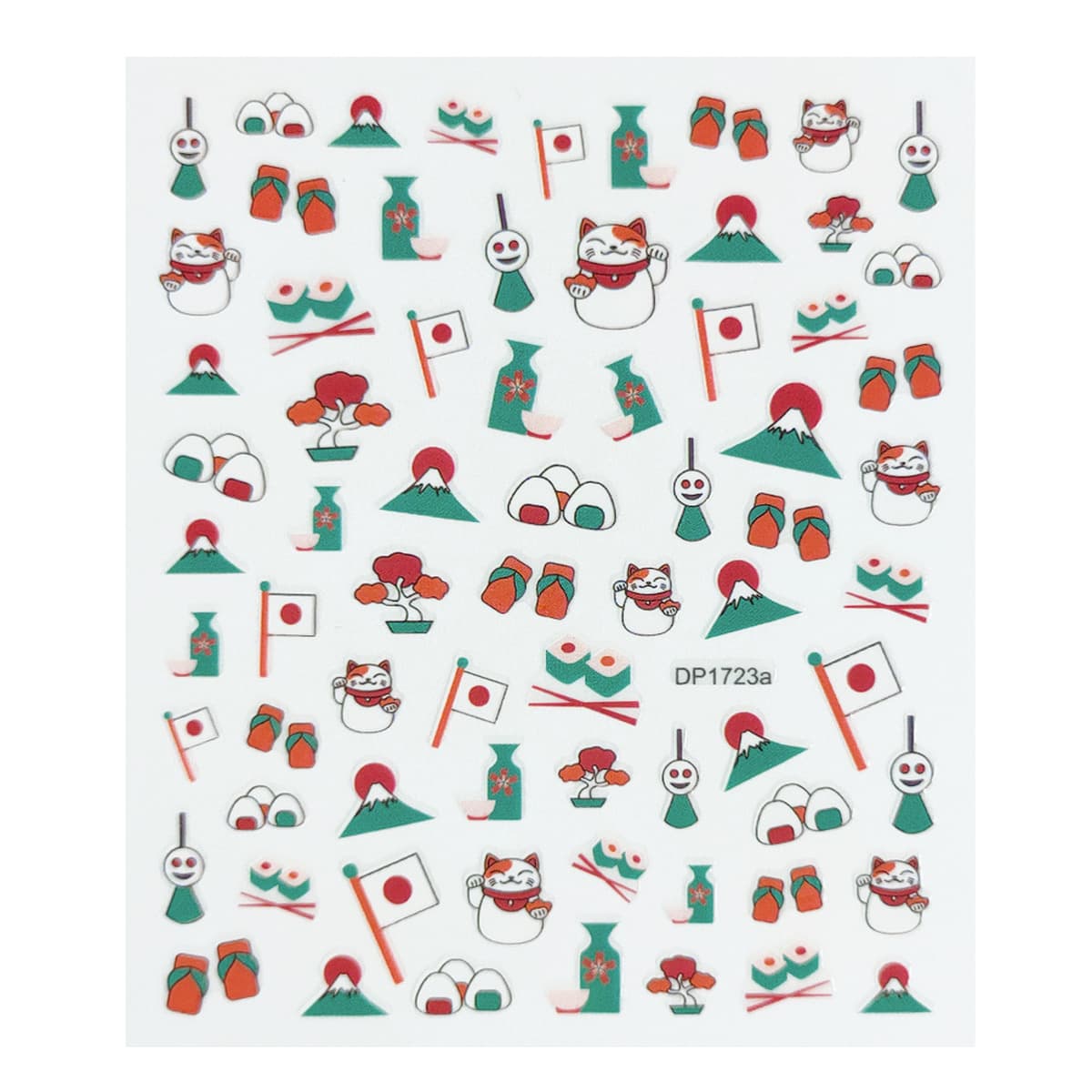 Красивые наклейки для ногтей, серия животных и растений, цветочный бант, красочные 2D наклейки для дизайна ногтей,...