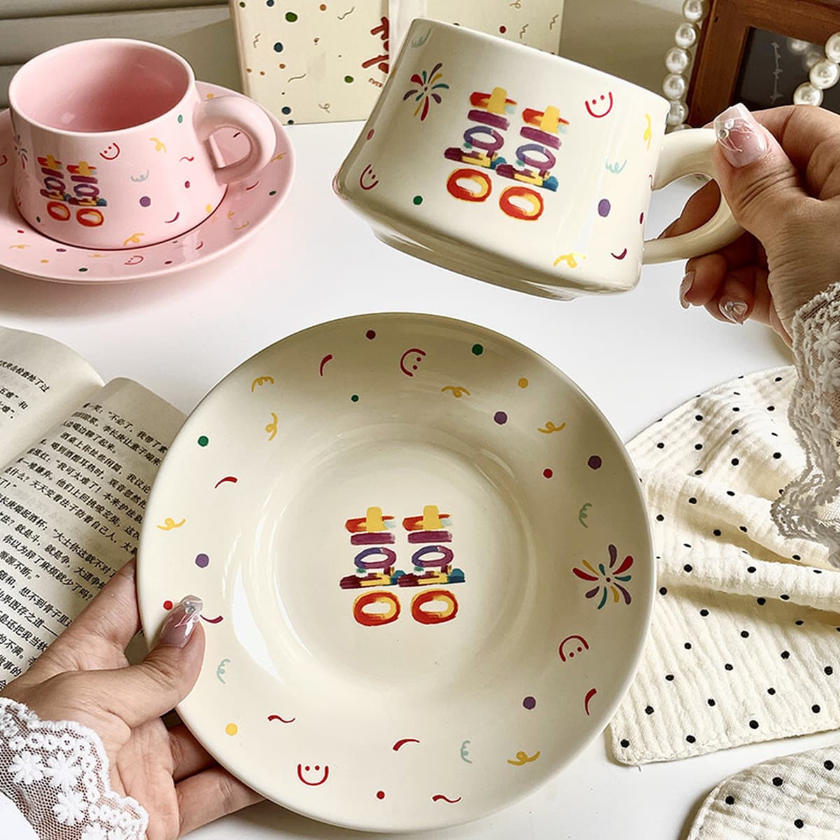 Симпатичные свадебные чашки для девочек свадебные подарки свадебные подарки