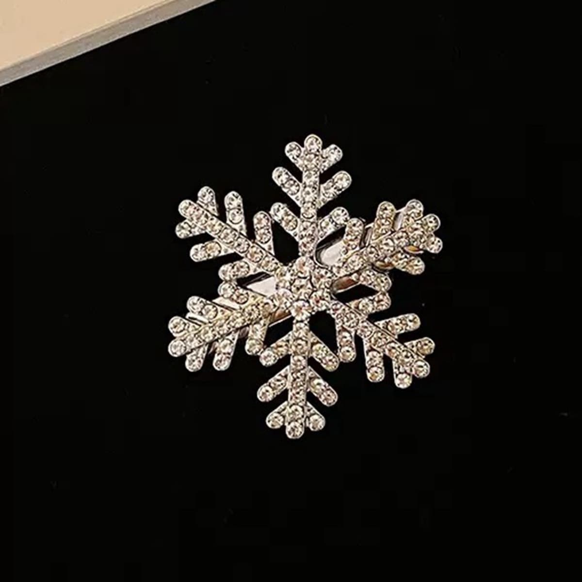 Ультра-флеш-стразы жемчуг снежинки утят с высоким лицом на Рождество нежные милые прически