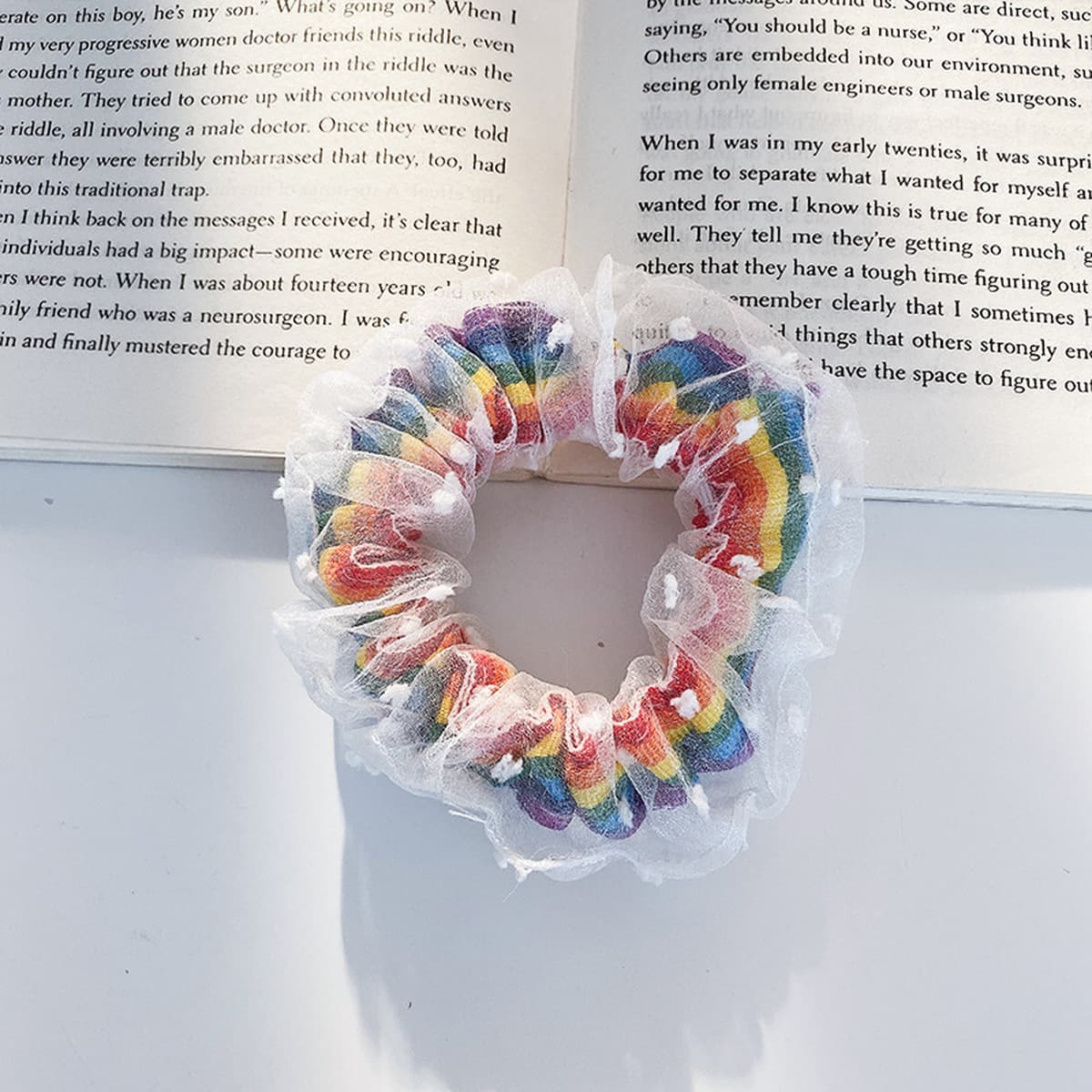 Круг для волос толстой кишки женский корейский европейский вуаль жирный кишечник аксессуары для волос