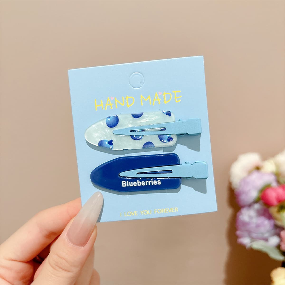 Милая кремовая заколка для волос с допамином, высококачественная заколка для челки, стильная заколка для студенческой челки,...