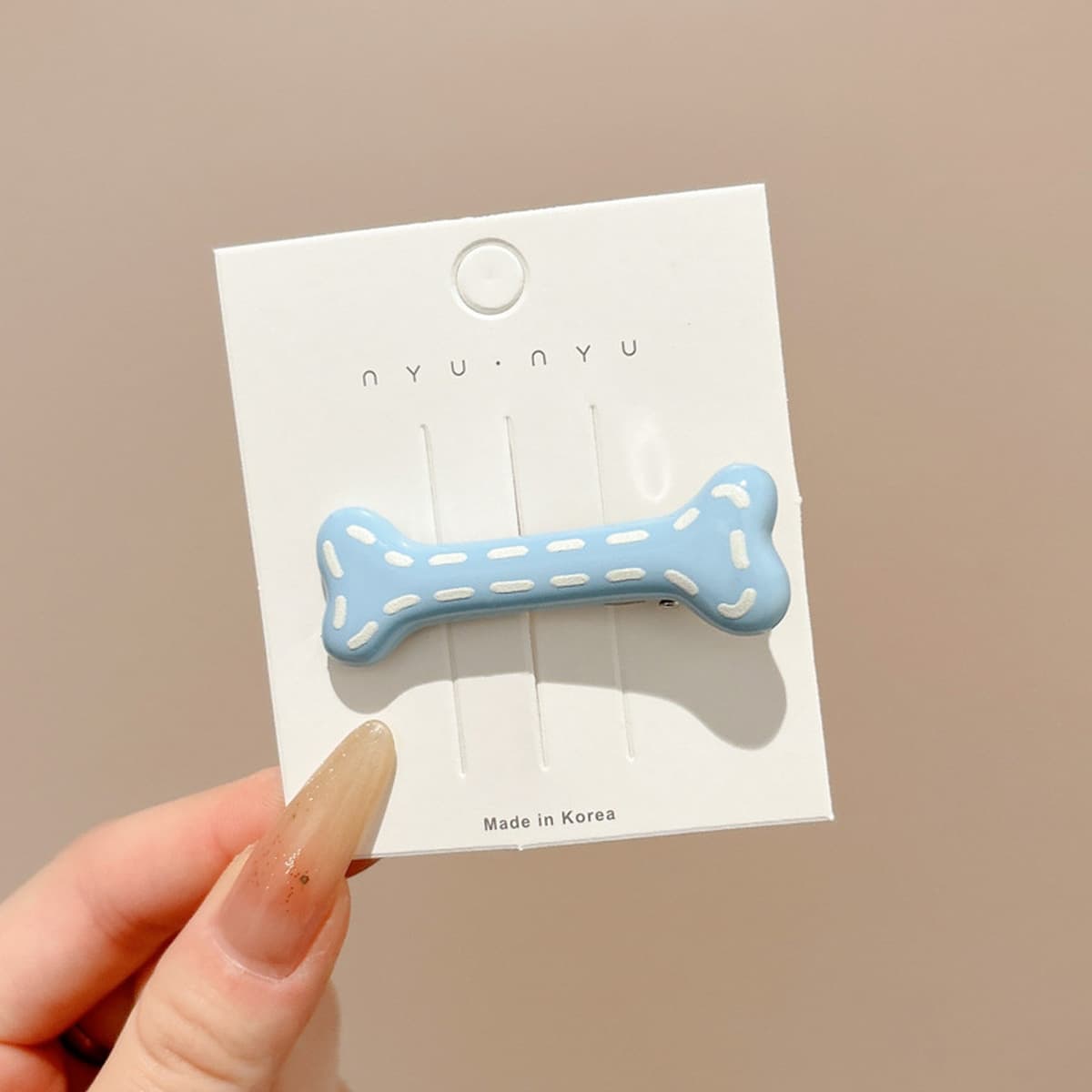 Милая кремовая заколка для волос с допамином, высококачественная заколка для челки, стильная заколка для студенческой челки,...