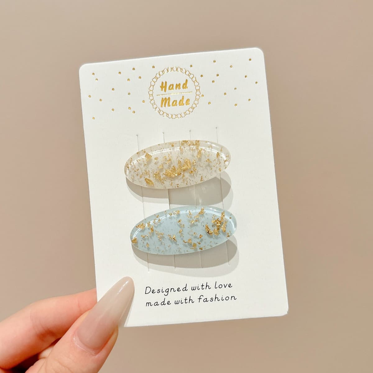 Милая кремовая заколка для волос с допамином, высококачественная заколка для челки, стильная заколка для студенческой челки,...