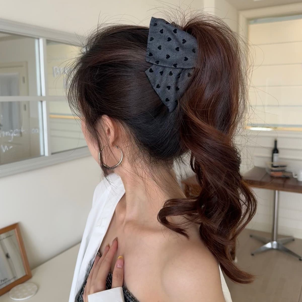 Заколка для волос в клетку, новая модель 2025 года, элитный стиль для затылка, высококачественная заколка-«жабромер»,...