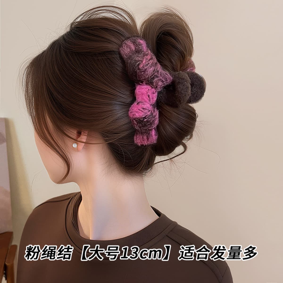 Заколка для волос в клетку, новая модель 2025 года, элитный стиль для затылка, высококачественная заколка-«жабромер»,...