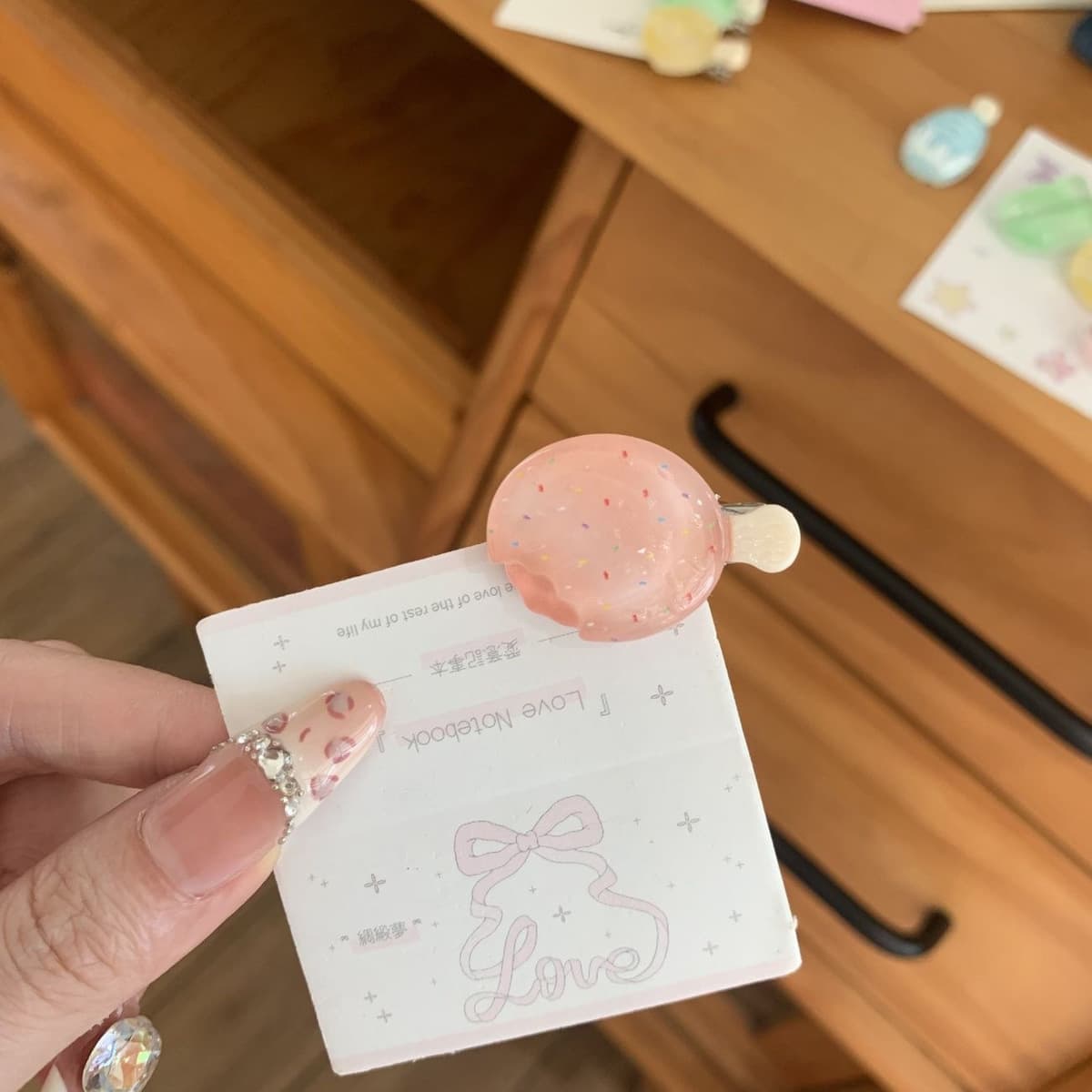 Заколка для мороженого ~ Симпатичные мини-творческие забавные мороженое