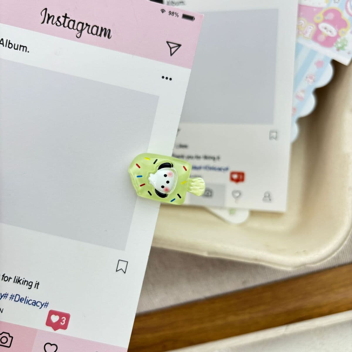 Заколка для мороженого ~ Симпатичные мини-творческие забавные мороженое