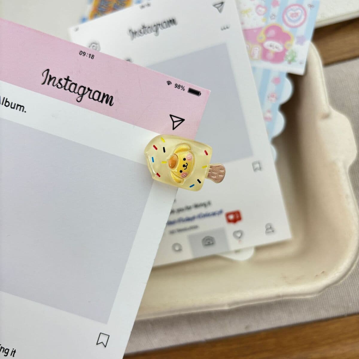 Заколка для мороженого ~ Симпатичные мини-творческие забавные мороженое