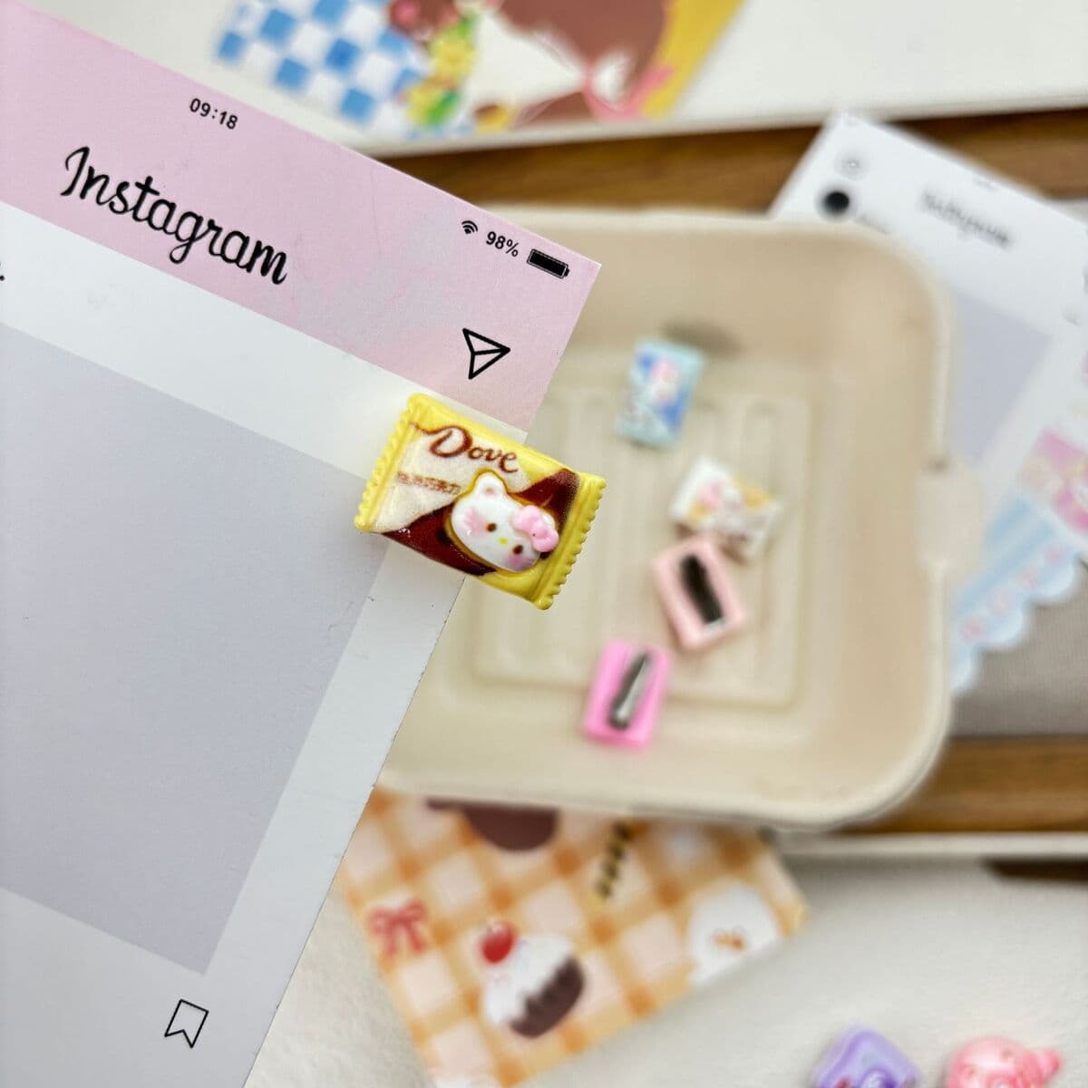 Заколка для мороженого ~ Симпатичные мини-творческие забавные мороженое