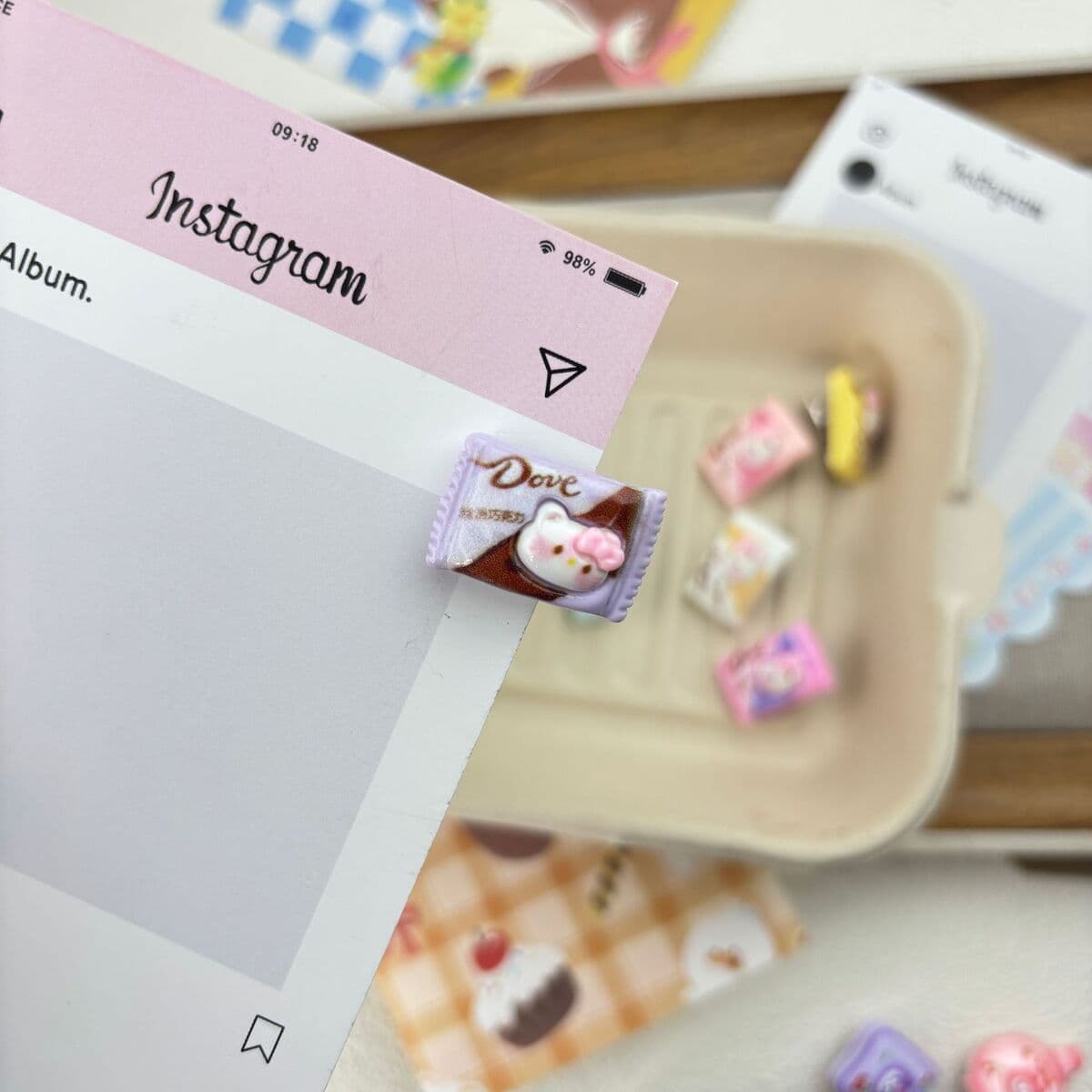 Заколка для мороженого ~ Симпатичные мини-творческие забавные мороженое