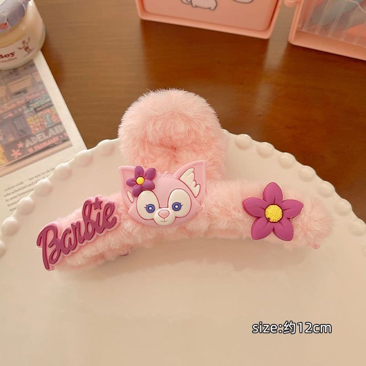 Корейская новая девушка двухсторонний Kt бант плюшевый захват мультфильм милый акула зажим высокая стоимость осенью и зимой