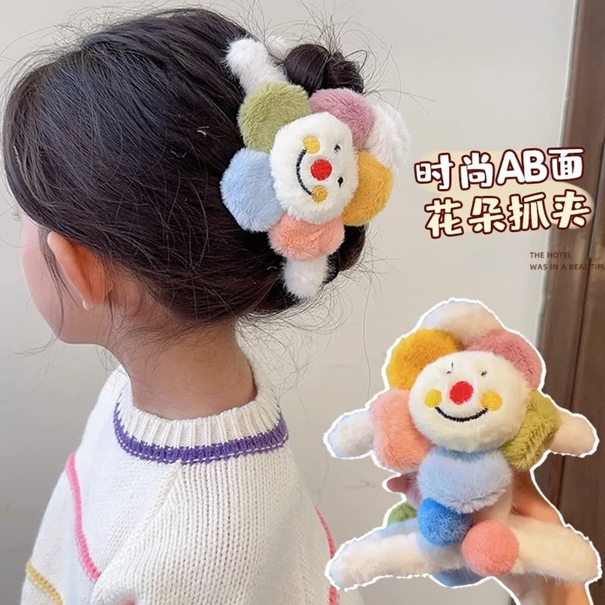 Корейская новая девушка двухсторонний Kt бант плюшевый захват мультфильм милый акула зажим высокая стоимость осенью и зимой