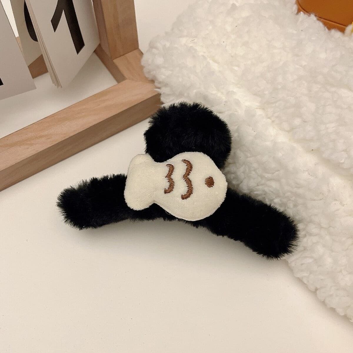 Корейская новая девушка двухсторонний Kt бант плюшевый захват мультфильм милый акула зажим высокая стоимость осенью и зимой