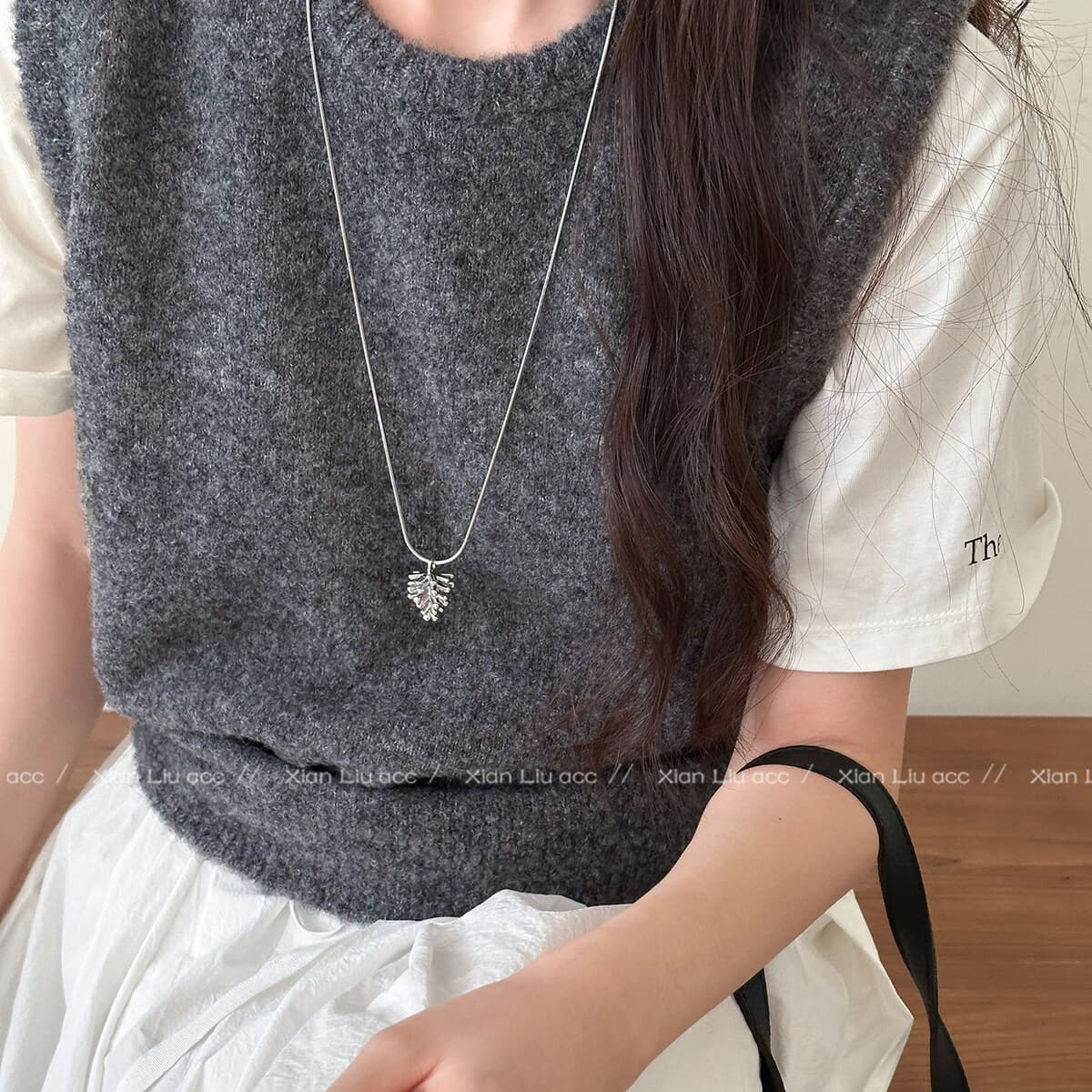 Ожерелье с подвеской в минималистском стиле для женщин на осень и зиму, универсальное, простое, модное, повседневное,...