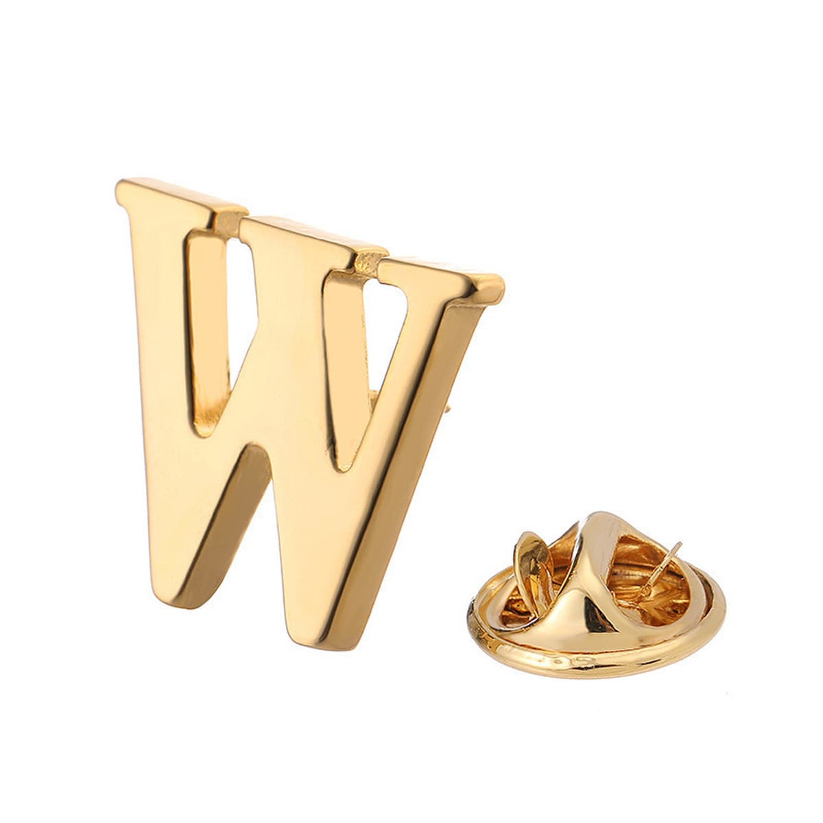 Трансграничные горячие продажи английские буквенные броши мужские и женские пиджаки рубашки с воротником простой корсажный...