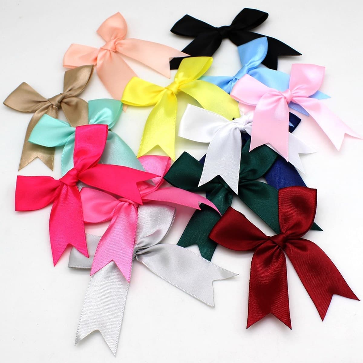 Атласная лента в стиле ins, бантик «ласточкин хвост», лесной стиль, литературная заколка для волос, головной убор, сумка,...