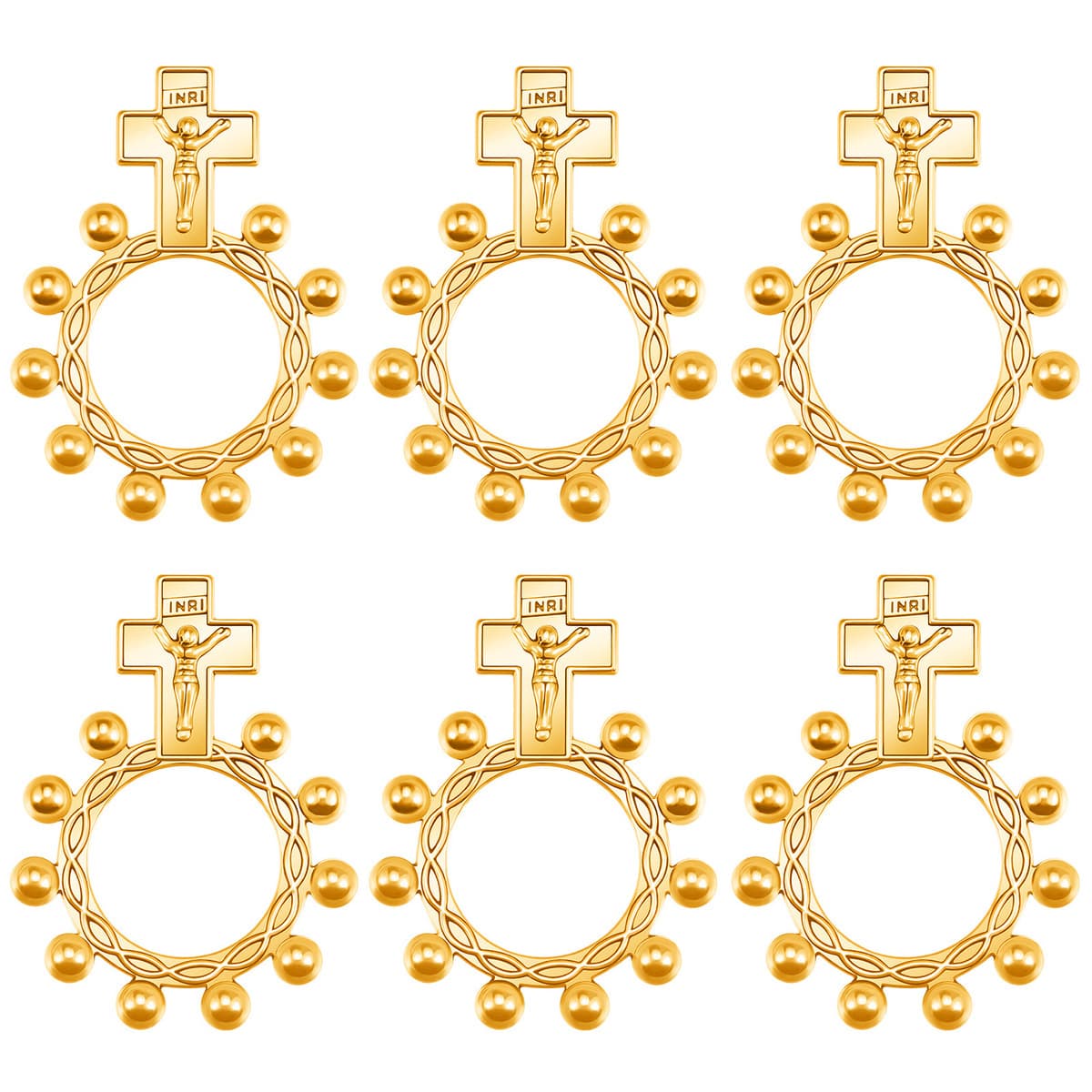 Кольцо-розарий, ювелирное изделие, кулон, простое серебряное кольцо, автомобильное кольцо, кулон для ключей, аксессуары для...