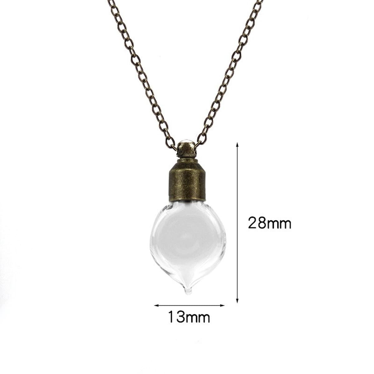 Фабрика оптовая завинченная проволока может открыть мини-желание стеклянная бутылка ожерелье дрейфовая бутылка подвеска