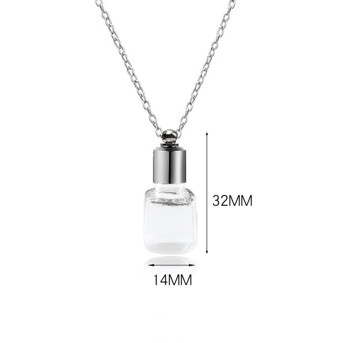 Фабрика оптовая завинченная проволока может открыть мини-желание стеклянная бутылка ожерелье дрейфовая бутылка подвеска