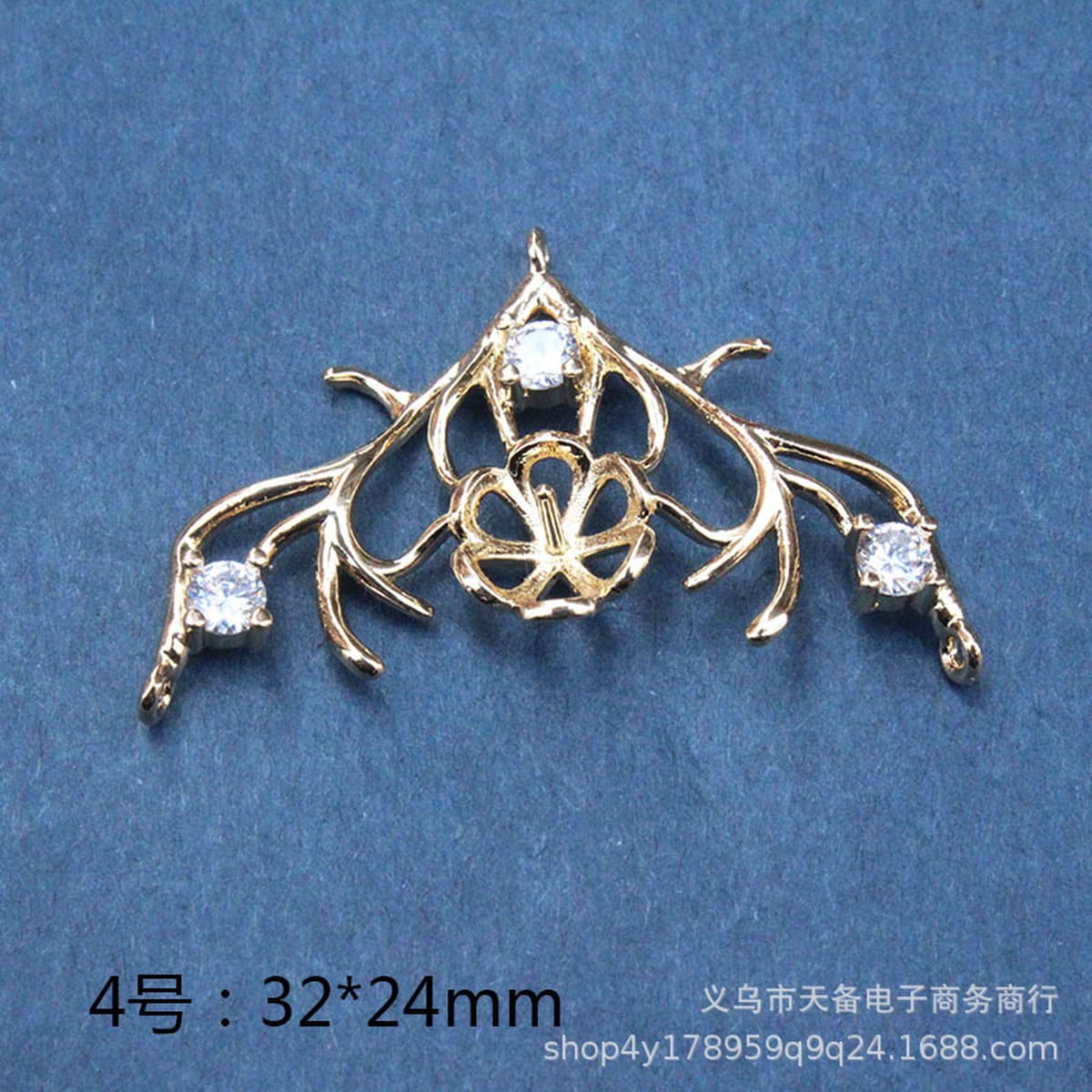 Латунные листья с покрытием цвета, ветка, веерообразный браслет