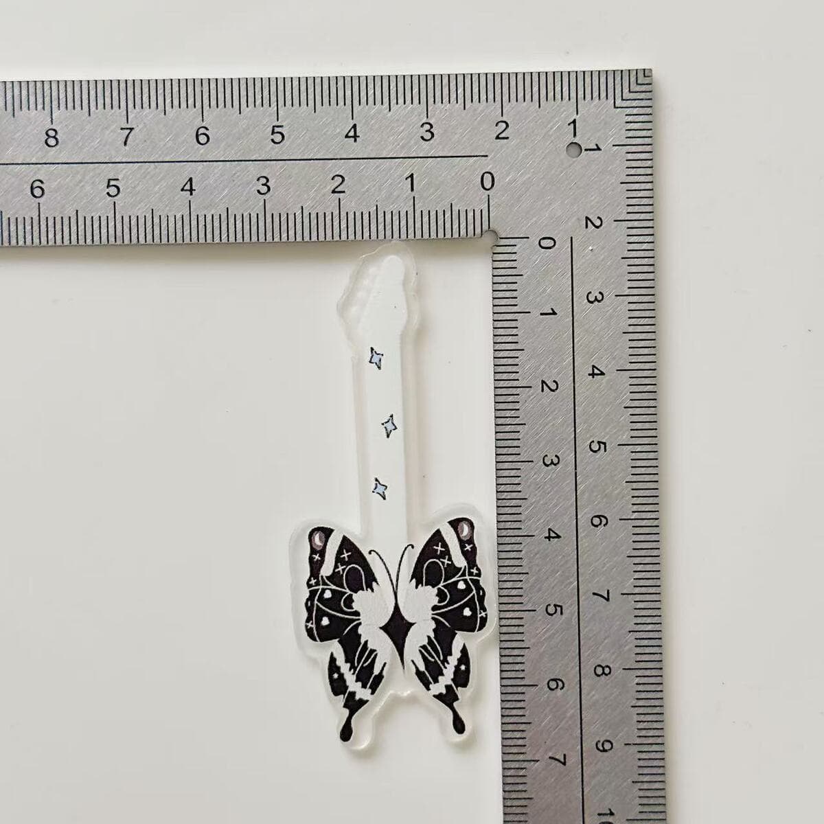 Мультяшная акриловая имитация бабочки, аксессуары для гитары, ручная работа, DIY, заколка для волос, головной убор,...